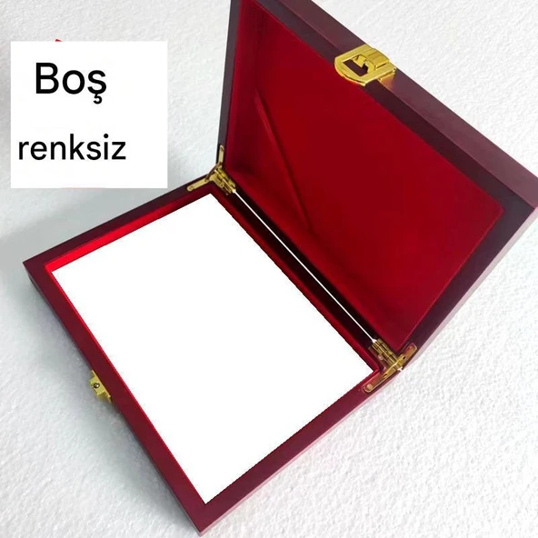 Büyük Boy Ahşap Dekor Boş Istampa 175*125mm Mürekkep Baskı Pedi ürün görseli 1
