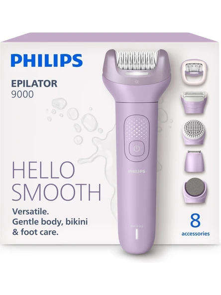 Philips 9000 Serisi BRE728/05 Kablosuz Islak Kuru Epilatör ürün görseli 1