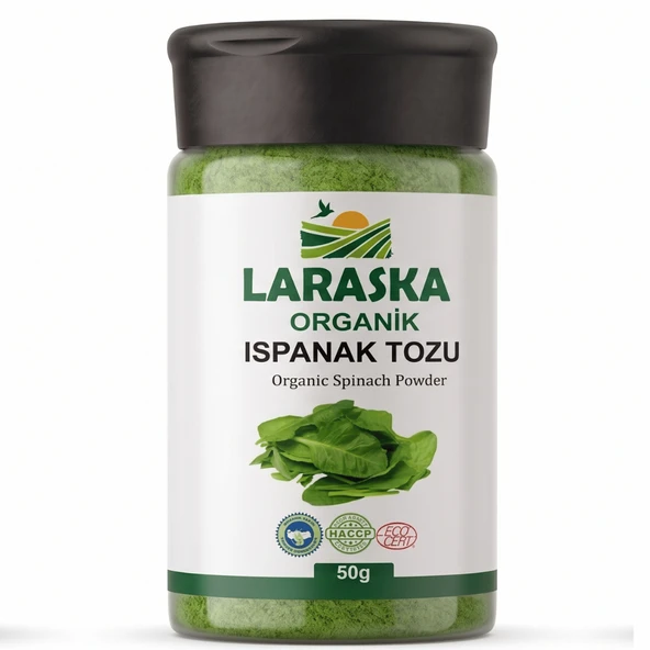 Organik Ispanak Tozu 50g Organic Spinach Powder ürün görseli 1