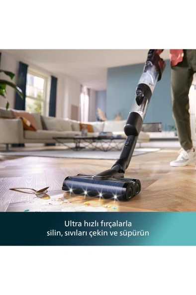 Philips Aqua Trio 9000 Seri XW9463/11 Islak & Kuru Temizlik Kablosuz Dikey Süpürge ürün görseli 1