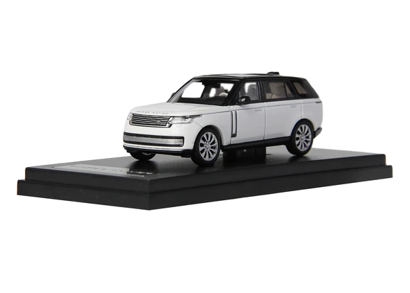 LCD Models 1/64 Range Rover White & Black 2022 - Resim 2