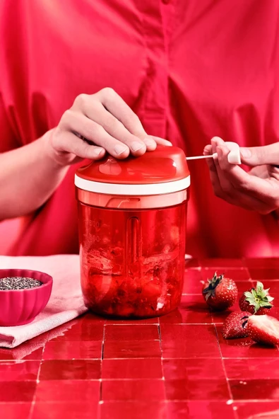 Tupperware Supersonic Manuel Rondo 750 öl Süper Şef Mutfak Robotu - Resim 5