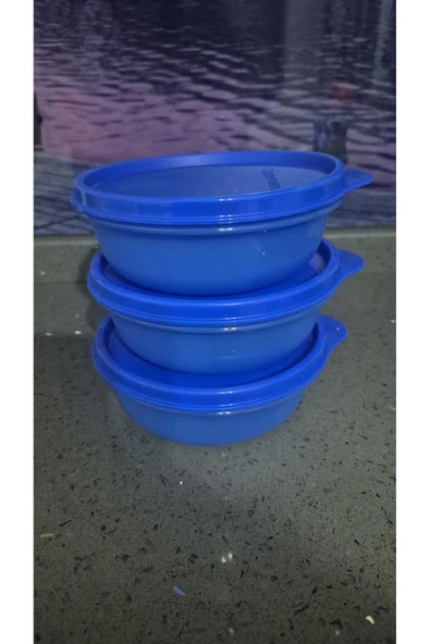 Tupperware S&S Kap 300 ml Gökyüzü 3 Adet ürün görseli 1
