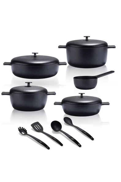 CooknKeep Siyah Inci Özel Set 3 ürün görseli 1