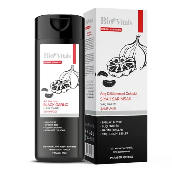 Bio Vitals Siyah Sarımsak Saç Bakım Şampuanı 400 ml ürün görseli 1