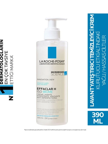La Roche Posay Effaclar H Iso Biome Crema Lavante 400 ml ürün görseli 1