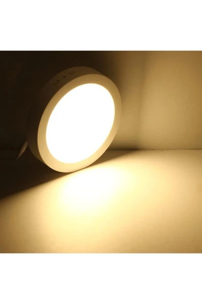 SULED Mb Yuvarlak 18 Watt Günışığı Sıvaüstü Ince Panel Tavan Aydınlatma Armatür ürün görseli 1