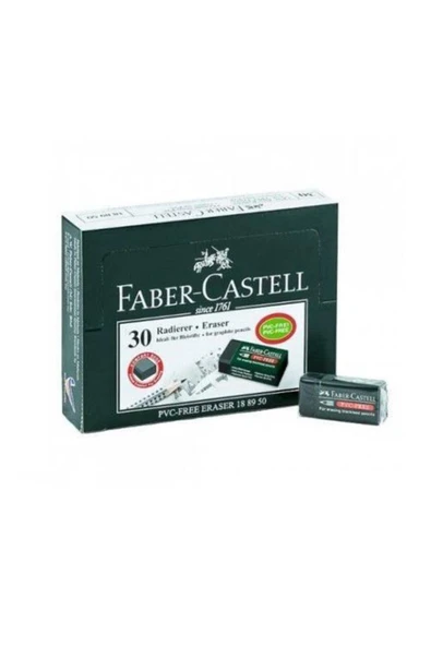 Faber Castell Siyah Silgi 30 Adet - Resim 2