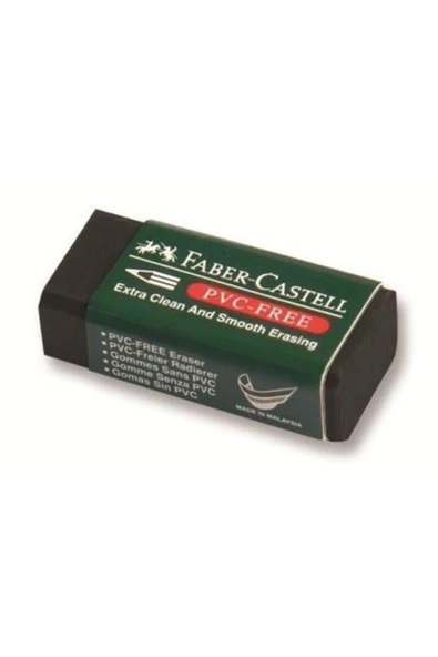 Faber Castell Pvc Free No:30 Küçük Boy Siyah Silgi 30 Lu ürün görseli 1