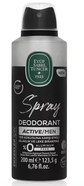 Eyüp Sabri Tuncer Active - Erkek Sprey Deodorant 200 ml ürün görseli 1