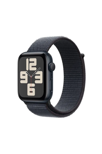Apple Watch SE 2 2023 GPS 40mm Gece Yarısı Alüminyum Kasa ve Gece Yarısı Spor Loop Kordon Akıllı Saat ürün görseli 1