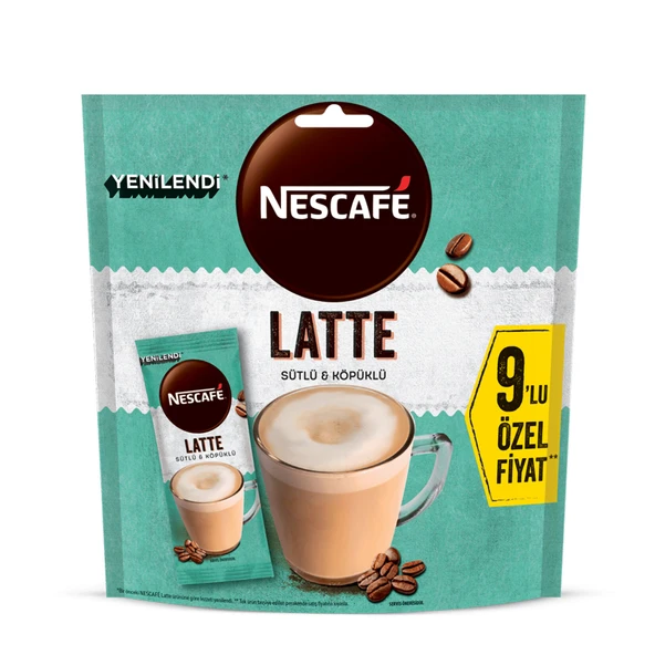 Nescafe Latte Kahve 9 Adet 6 Paket ürün görseli 1