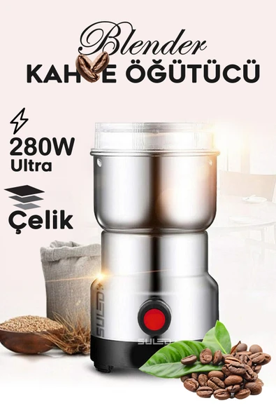 SULED Kahve & Baharat Öğütücü Bigpro 280W Paslanmaz Çelik 220V Fişli Öğütücü - Parçalayıcı ürün görseli 1