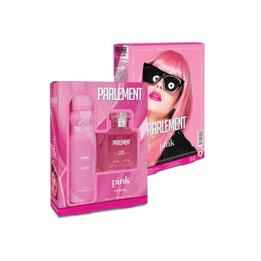 Parlement Pink Pembe Women Kadın Parfüm Seti 50 ml EdP ve 150 ml Deodorant Kalıcı Etkileyici Koku ürün görseli 1