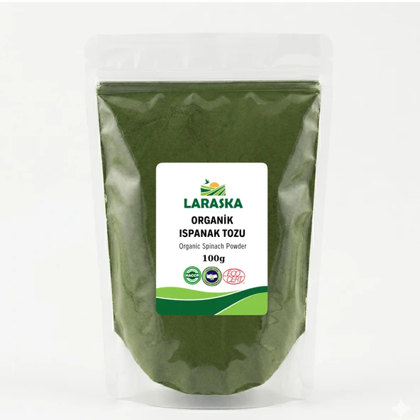 Organik Ispanak Tozu 100g Organic Spinach Powder ürün görseli 1