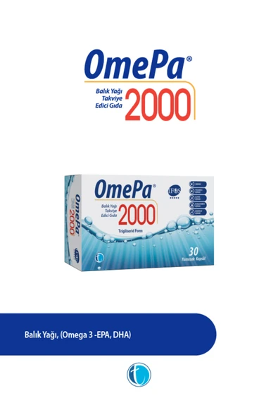 Omepa Balık Yağı 2000 30 Yumuşak Kapsül ürün görseli 1