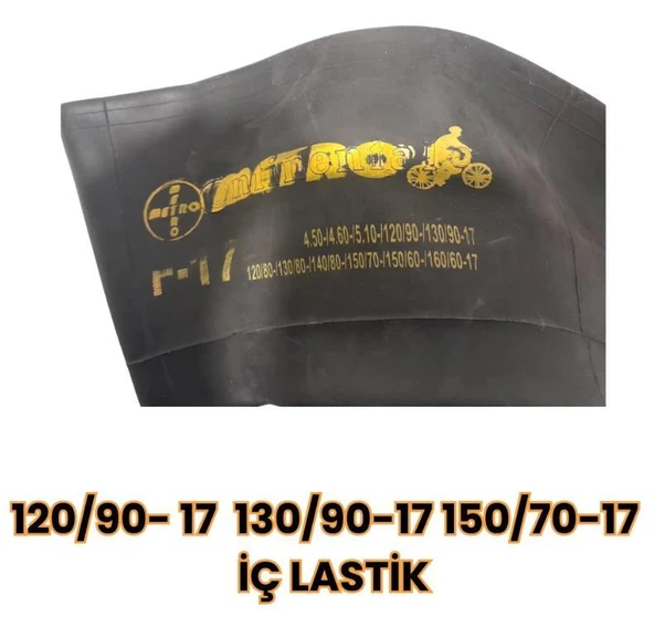 120/90-17 - 130/90-17 - 150/70-17 İÇ LASTİK Metro ürün görseli 1