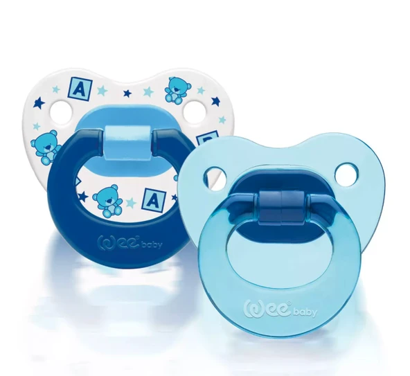 Wee Baby Yalancı Emzik Damaklı No:3 2’li (439) Çok renkli ürün görseli 1