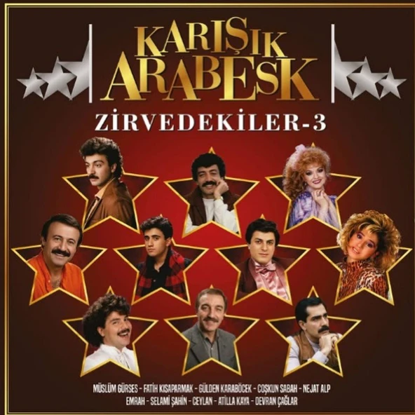 Karışık Arabesk Zirvedekiler 3 - Plak ürün görseli 1