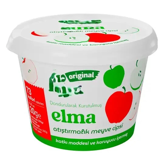 Original Elma Atıştırmalık Meyve Cipsi 20gr ürün görseli 1