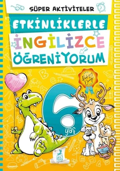 6 Yaş Etkinliklerle İngilizce Öğreniyorum ürün görseli 1