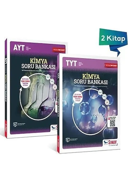 Sınav Yayınları Tyt Ayt Kimya Soru Bankası Kazandıran Set ürün görseli 1