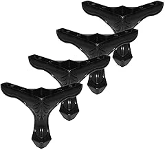 Lukens Mobilya Kanepe Masa Sehpa Puf Ayağı Siyah Baza Ayak 14 Cm (4 Adet) ürün görseli 1