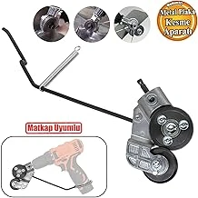 Metal Plaka Sac Kesme Aparatı Matkap Ucuna Takılabilir Endüstriyel Güçlü Kesim Başlığı Daire Testere ürün görseli 1