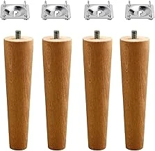 4'Lü Set Ahşap 12 Cm Mobilya Koltuk Kanepe Sehpa Masa Ayağı Ayakları M8 Civatalı Bağlantı Aparatlı ürün görseli 1