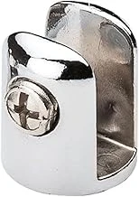 Cam Raf Tutucu Metal Yuvarlak Cam Etejer Menteşesi Krom Metal Vidalı 10 Mm (4 Adet) ürün görseli 1