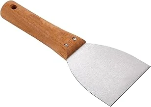 Ahşap Saplı Metal Macun Spatula Temizlik Boya Sıva Kazıma Harç Karıştırma Ispatulası 8 Cm ürün görseli 1