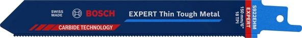 Professional 1X Expert 'Thin Tough Metal' S 922 Ehm Panter Testere Bıçakları (Paslanmaz Çelik Borular, Paslanmaz Çelik Borular, Uzunluk 150 Mm, Aksesuar Panter Testere) ürün görseli 1