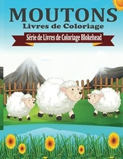 Moutons Livres De Coloriage (Série De Livres De Coloriage Blokehead) ürün görseli 1