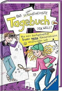 Das Ungeheimste Tagebuch Der Welt!, Band 5: Wie Mein Durchgeknallter Bruder Meine Klassenlehrerin Verschwinden Ließ … (Comic-Roman Aus Zwei Perspektiven Für Ab 10 Jahren) ürün görseli 1