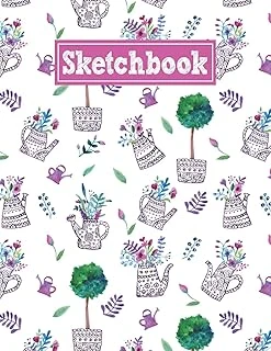 Sketchbook: 8.5 X 11 Notebook For Creative Drawing And Sketching Activities With Spring Garden Themed Cover ürün görseli 1