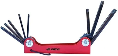 Çakı Alyan Seti, 8 Parça, Katlanabilir Anahtarlık Tipi, Isıl İşlem Görmüş, Krom Vanadyum Çelik, Korozyon Dirençli, Ergonomik, Kompakt Şık, Fonksiyonel El Aleti (Torx) ürün görseli 1