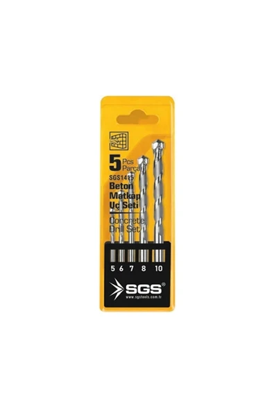 SGS1415 BETON MATKAP UC SETİ(5 PARÇA) - Resim 2