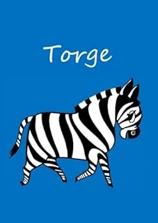 Torge: Individualisiertes Malbuch / Notizbuch / Tagebuch - Zebra - A4 - Blanko ürün görseli 1