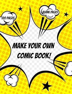 Make Your Own Comic Book! 120 Blank Comic Strip Pages 8.5 X 11 ürün görseli 1