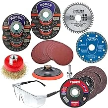 Spiral Avuç İçi Taşlama Makinesi Matkap Seti 115 Mm (30 Parça) ürün görseli 1