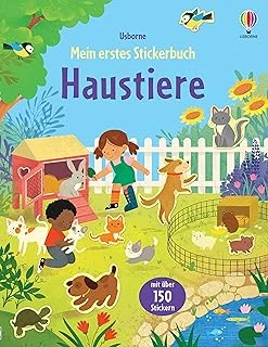 Mein Erstes Stickerbuch: Haustiere: Mit Über 150 Stickern Haustiere Wie Hund, Katze Oder Meerschweinchen Kennenlernen - Stickerheft Ab 3 Jahren ürün görseli 1