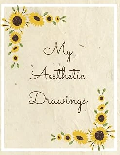 Independently Published My Aesthetic Drawings: Sunflower Sketchbook 8.5"X11" ürün görseli 1