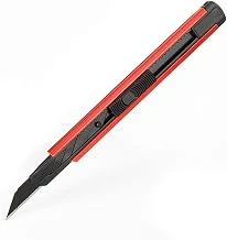Workpro Wp212020 9 Mm Alüminyum Kasa Cep Askılı Maket Bıçağı, Kırmızı ürün görseli 1