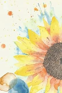 Watercolor Sunflower Journal ürün görseli 1