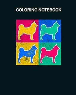 Coloring Book: Norwegian Lundehund Dog Artwork Color 8 X 10 Inches ürün görseli 1