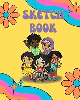 Kid'S Sketchbook: Yellow | Naturebella'S Kids | 8" X 10" | 80 Pages | Unique & Colorful School Supplies ürün görseli 1