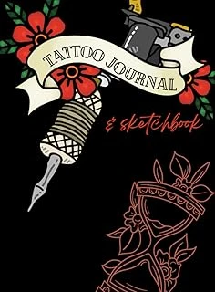 Tattoo Journal And Sketch Book: Tattoo Journal Sketch Book Color Adult Paper Booklet Drawing ürün görseli 1