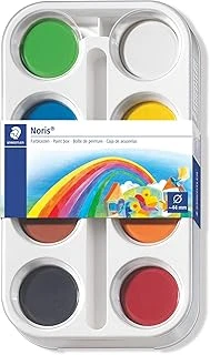 Staedtler 8870 K8 Noris Clup Sulu Boya 8'Li , Paletli Boya Tablet Çapı 44Mm ürün görseli 1