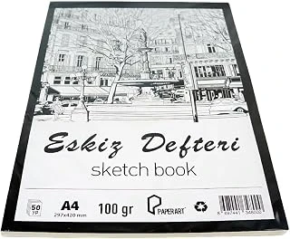 Monarty Paperart Eskiz Defteri, A4 297X420 Mm, 100 Gr, 50 Yaprak, Kağıt Malzeme ürün görseli 1