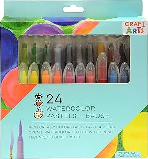And Arts 24'Lü Watercolor Pastel Fırça 4124 ürün görseli 1
